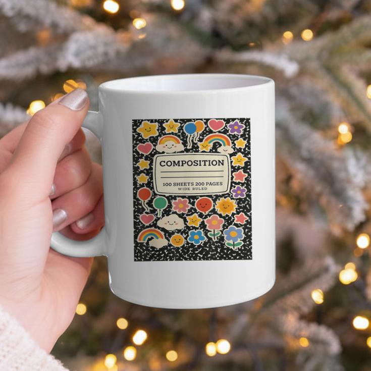 Composition Notebook Costume Teacher Matching Halloween Book Graphic Print Coffee Mug