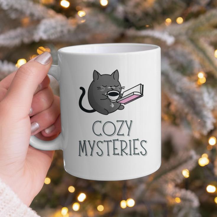 Cozy Mysteries Coffee And Novel For Book Lovers Graphic Print Coffee Mug
