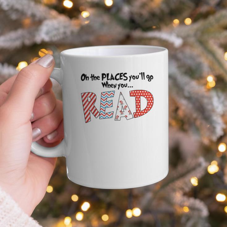 Cute Read Reading Day Book Lovers Teachers Students Kids Graphic Print Coffee Mug