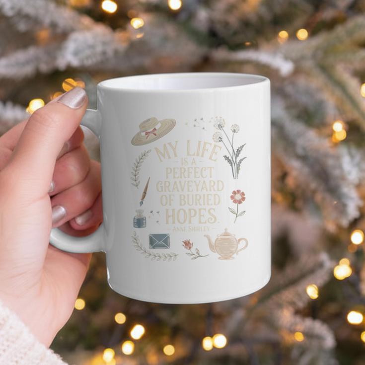 Dramatic Book Lover Quote Graphic Print Coffee Mug