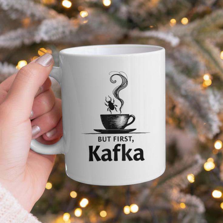 But First Kafka Coffee For Literature & Book Lovers Graphic Print Coffee Mug
