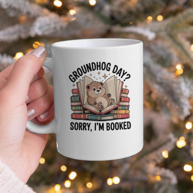 Groundhog Day Librarian Book Lover Reader Library Graphic Print Coffee Mug
