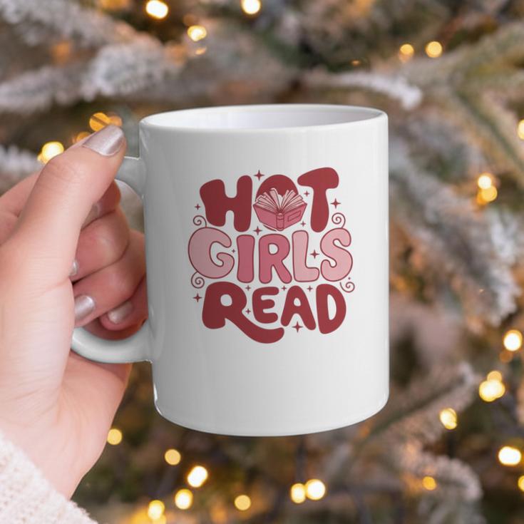 Hot Girls Read Book Lover Feminist Reader Premium Tri-Blend Graphic Print Coffee Mug Hot Girls Read Book Lover Feminist Reader Premium Tri-Blend Graphic Print Coffee Mug