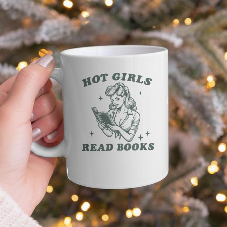 Hot Girls Read Books Bookish Booklover Christmas Graphic Print Coffee Mug Hot Girls Read Books Bookish Booklover Christmas Graphic Print Coffee Mug