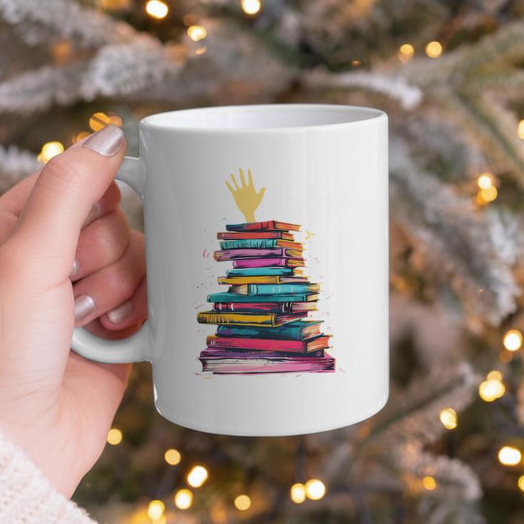 I'm OK Reading Books Library Bookworm Bookish Book Lover Graphic Print Coffee Mug