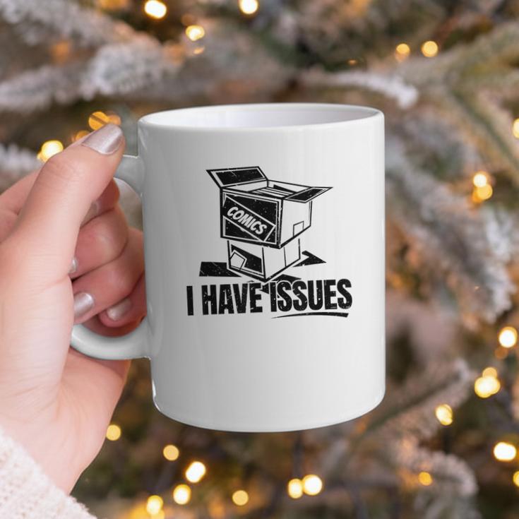 I Have Issues – Comic Book Collector Graphic Print Coffee Mug