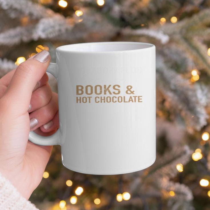 Jolabokaflod Because Books And Hot Chocolate T-Shirt Graphic Print Coffee Mug