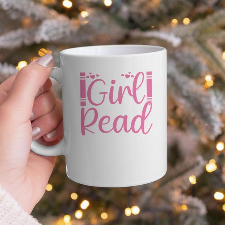 Just A Girl Who Loves To Read Book Lover Reading Books Graphic Print Coffee Mug