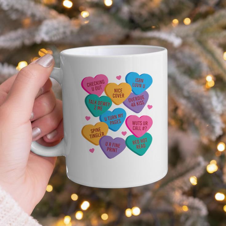 Librarian Shirt Valentines Book Worm Reading Tshirt Premium Tri-Blend Graphic Print Coffee Mug