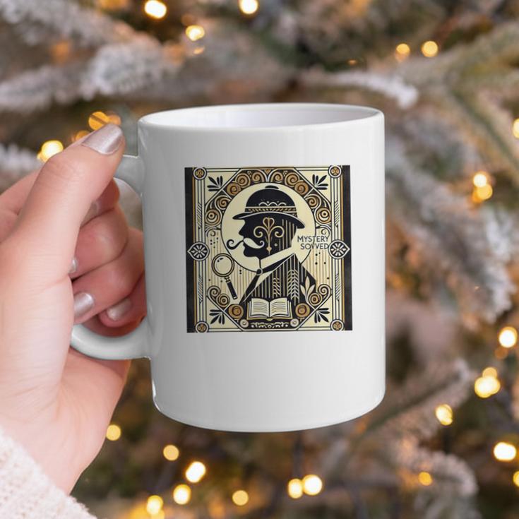 Poirot Mystery Books Vintage Detective Premium Tri-Blend Graphic Print Coffee Mug Poirot Mystery Books Vintage Detective Premium Tri-Blend Graphic Print Coffee Mug