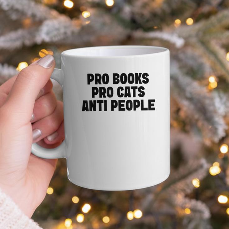 PRO Books PRO Cats Anti People Graphic Print Coffee Mug