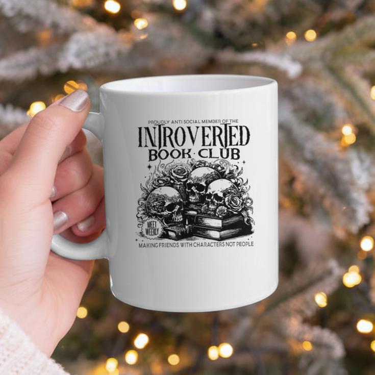 Proudly Anti Social Member Of The Introverted Book Club Graphic Print Coffee Mug