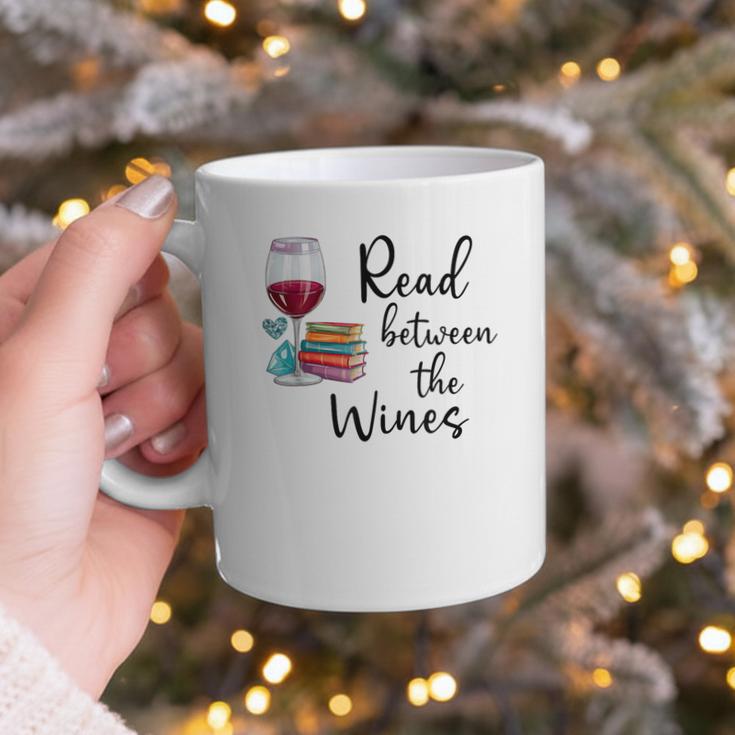 Read Between The Wines Im Just a Girl Who Loves Books & Wine Graphic Print Coffee Mug Read Between The Wines Im Just a Girl Who Loves Books & Wine Graphic Print Coffee Mug