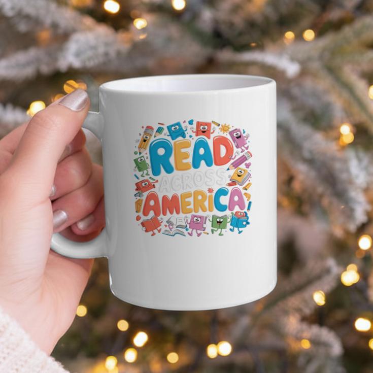 Reads Across Tee America Reading Teacher Books Reader Kids Graphic Print Coffee Mug Reads Across Tee America Reading Teacher Books Reader Kids Graphic Print Coffee Mug