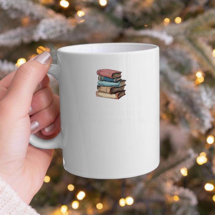 Retro Sometimes I Think I Read Too Much For Book Lover Graphic Print Coffee Mug
