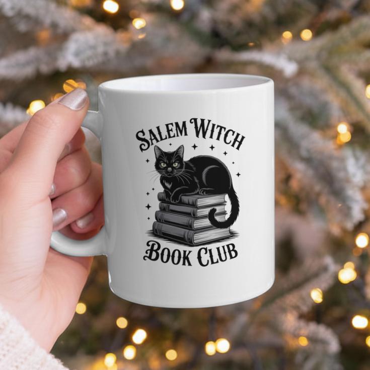 Salem Witch Book Club Bookish Halloween Cat Women Graphic Print Coffee Mug