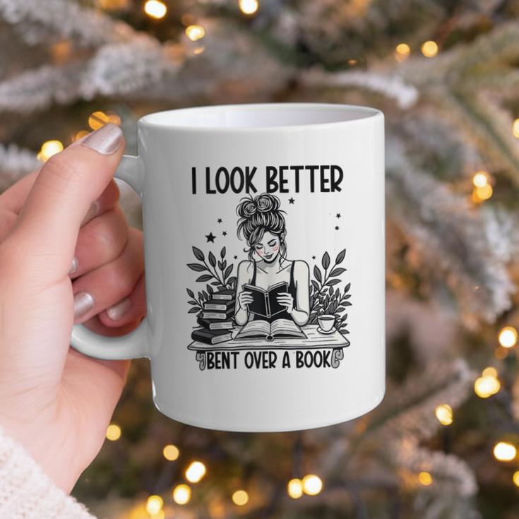 Smutty Spicy Book Smut Reader I Look Better Bent Over A Book Graphic Print Coffee Mug