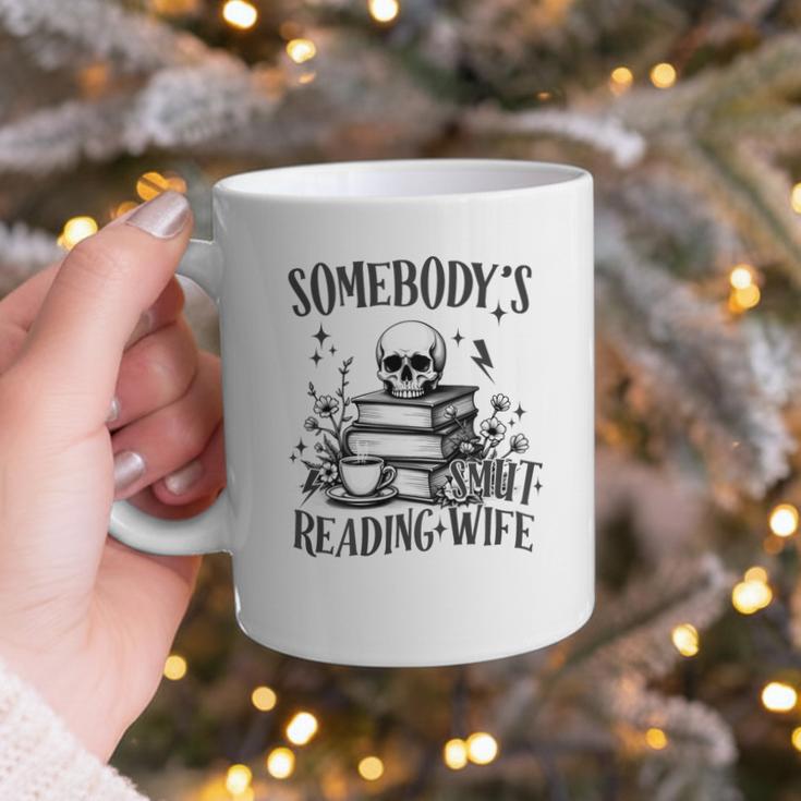 Somebody's Smut Reading Wife Smutty Book Lovers Graphic Print Coffee Mug Somebody's Smut Reading Wife Smutty Book Lovers Graphic Print Coffee Mug