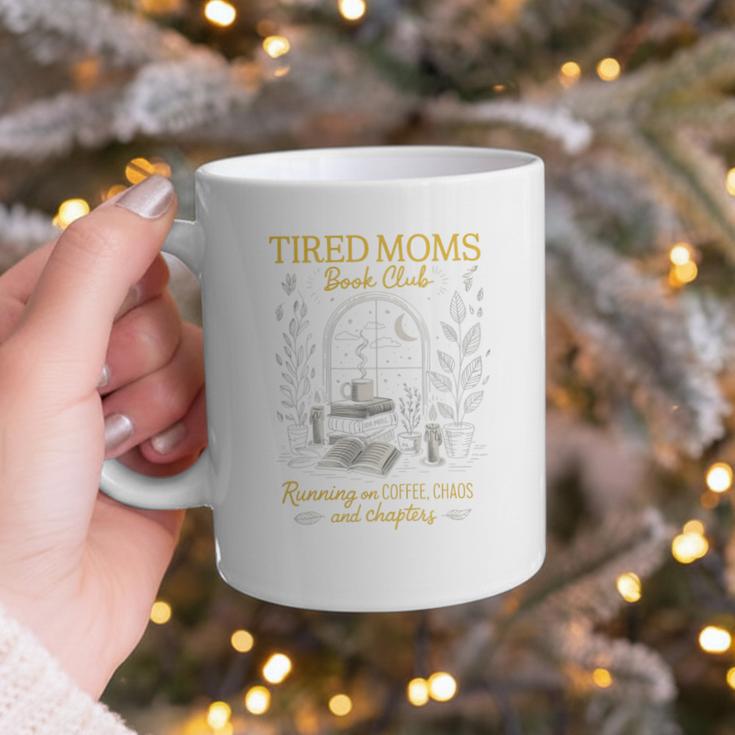 Tired Moms Book Club Coffee Chaos Readers Cozy Graphic Print Coffee Mug Tired Moms Book Club Coffee Chaos Readers Cozy Graphic Print Coffee Mug