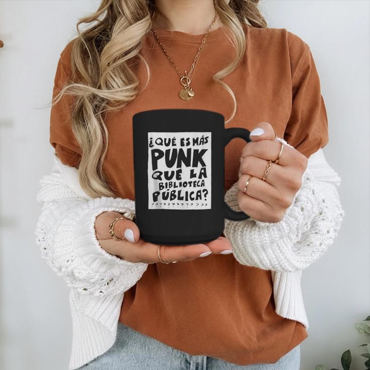 What's More Punk Than The Public Library Book Lover Graphic Print Coffee Mug What's More Punk Than The Public Library Book Lover Graphic Print Coffee Mug