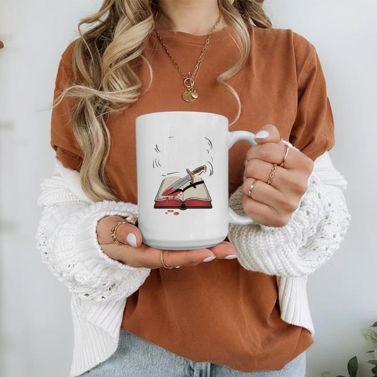 Murder Mystery And a Cup Of Tea Book Humor Graphic Print Coffee Mug Murder Mystery And a Cup Of Tea Book Humor Graphic Print Coffee Mug