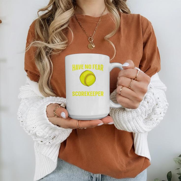 Softball Scorekeeper For a Score Book Keeper Premium Tri-Blend Graphic Print Coffee Mug