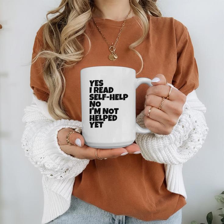Yes I Read Self-Help No I’m Not Helped Yet Book Lover Graphic Print Coffee Mug