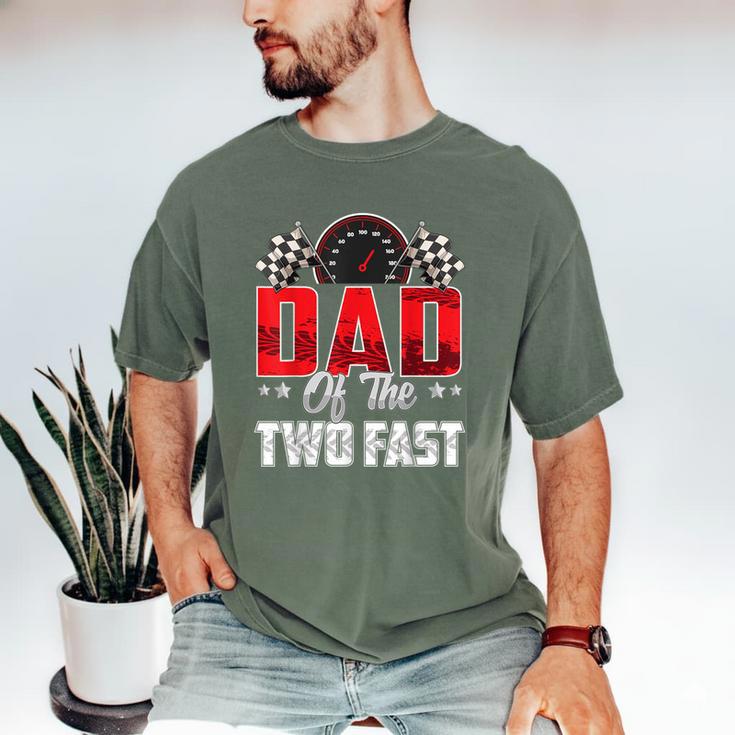 2 Year Old Racing Car Two Fast Birthday 2nd Family Dad Men's Comfort Colors T-Shirt