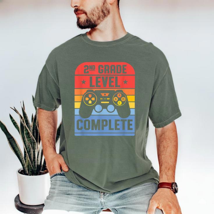 2nd Grade Level Complete Graduation Student Video Gamer Men's Comfort Colors T-Shirt