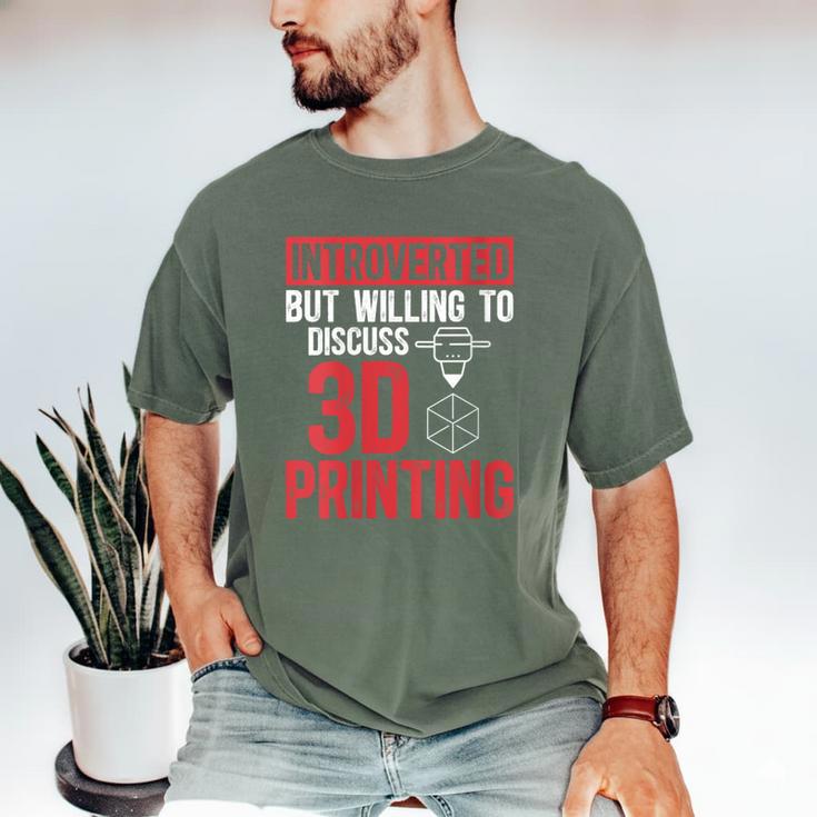 3D Printer Introvert 3D Printing Men's Comfort Colors T-Shirt