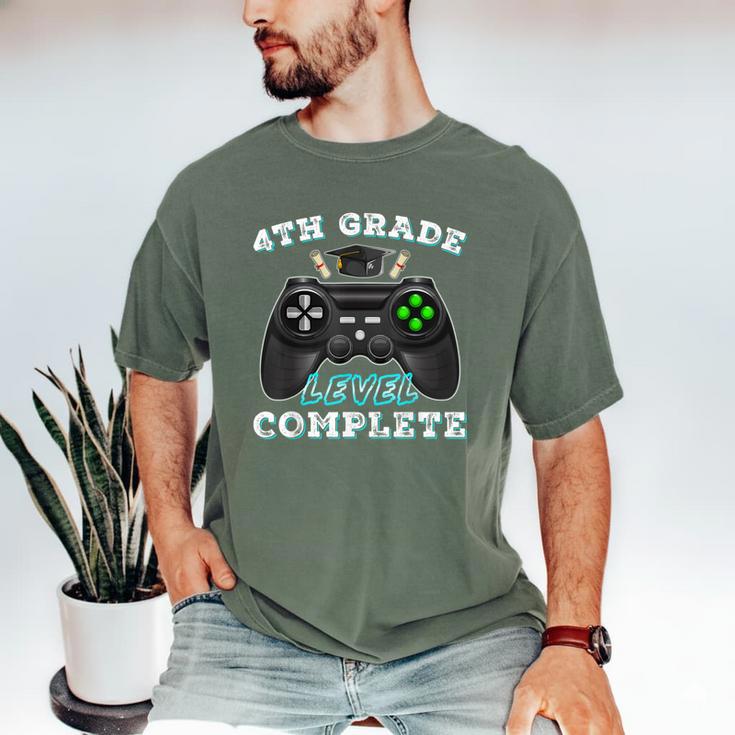 4th Grade Level Complete Gamer 4 Grade Graduation Men's Comfort Colors T-Shirt