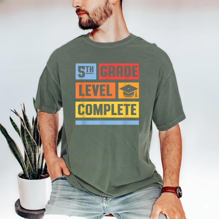 5th Grade Level Complete Shirt Graduation Last Day Of School Men's Comfort Colors T-Shirt