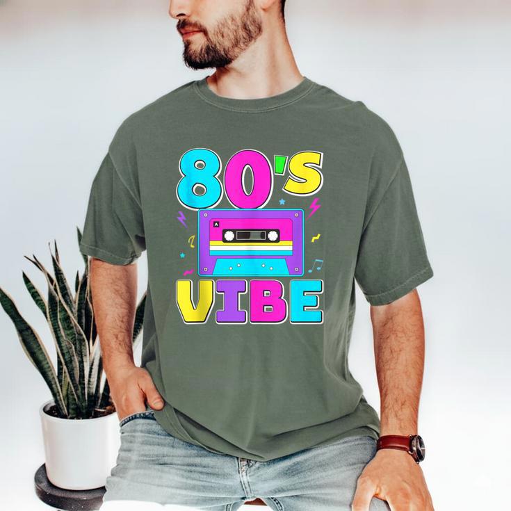 80's Vibe Retro Style Cassette Tape Nostalgia 1980s Party Men's Comfort Colors T-Shirt