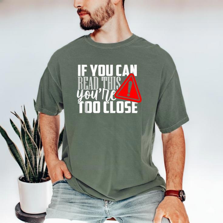 Antisocial Keep Away Sarcastic Bad Attitude Introvert Men's Comfort Colors T-Shirt
