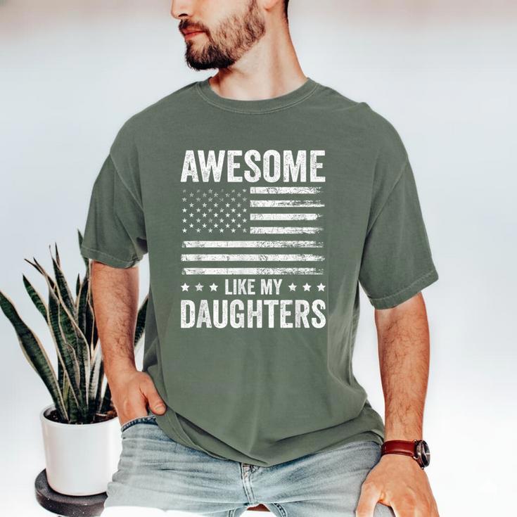 Awesome Like My Daughters Men Fathers Day Dad Men's Comfort Colors T-Shirt