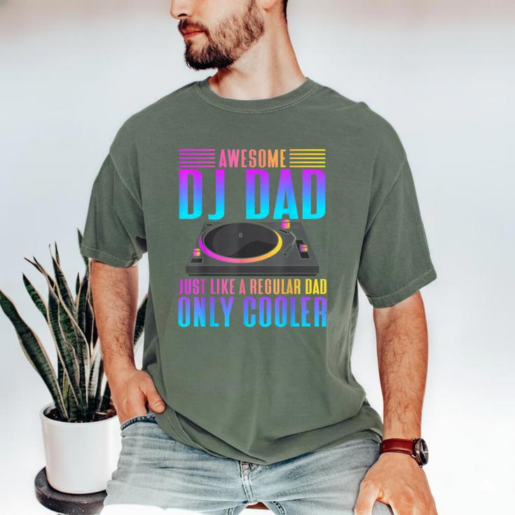 Awesome DJ Dad DJ Music Men's Comfort Colors T-Shirt