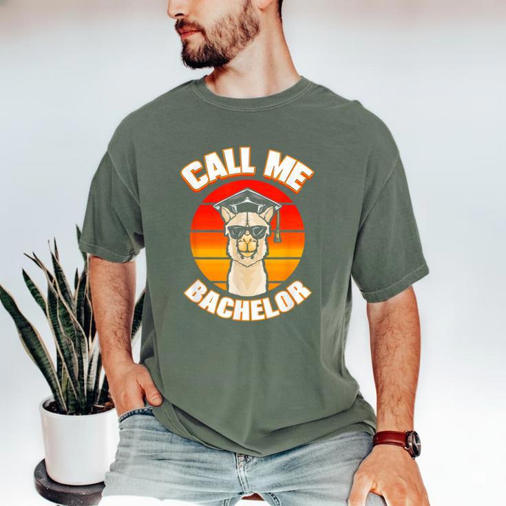 Bachelor Graduation For University Degree Party Llama Men's Comfort Colors T-Shirt