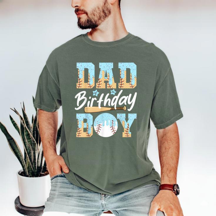 Baseball Ice Cream Drip Dad Of The Birthday Boy Baseball Men's Comfort Colors T-Shirt