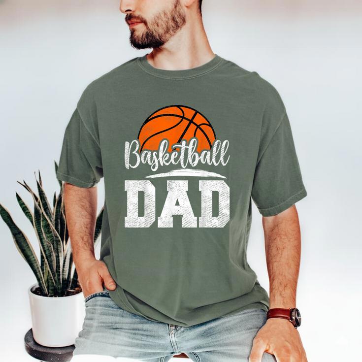 Basketball Dad Basketball Player Game Day Father's Day Men's Comfort Colors T-Shirt