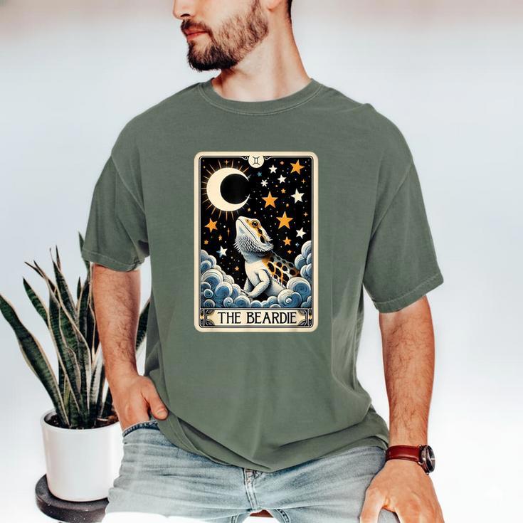 Bearded Dragon Tarot Card Beardie Mom Beardie Dad Men Women Men's Comfort Colors T-Shirt