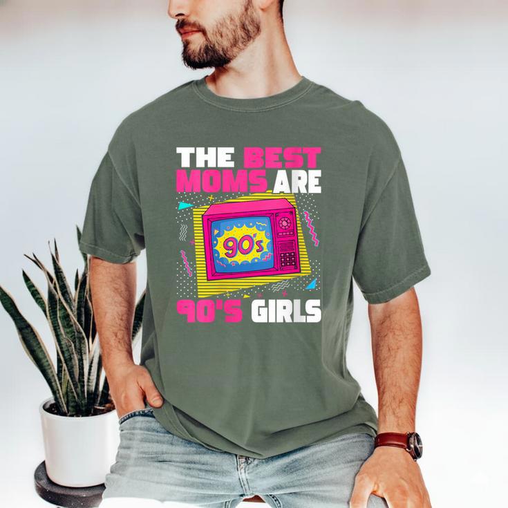 The Best Moms Are 90s Girls 90s Aesthetic Mom Nostalgia Men's Comfort Colors T-Shirt