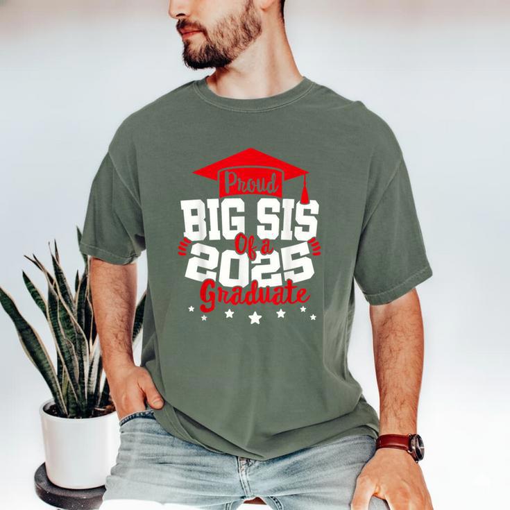 Big Sis Of a 2025 Graduate Class Senior Graduation Grad 25 Men's Comfort Colors T-Shirt