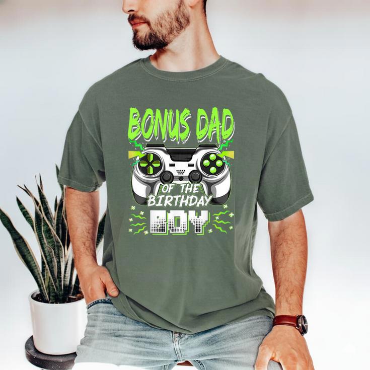 Bonus Dad Of The Birthday Boy Video Game Bday Party Men's Comfort Colors T-Shirt
