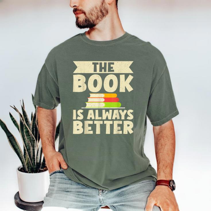 The Book Is Always Better Thriller Men's Comfort Colors T-Shirt