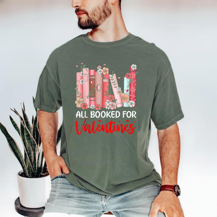 All Booked For Valentine Book Lovers Women Girl Teacher Men's Comfort Colors T-Shirt