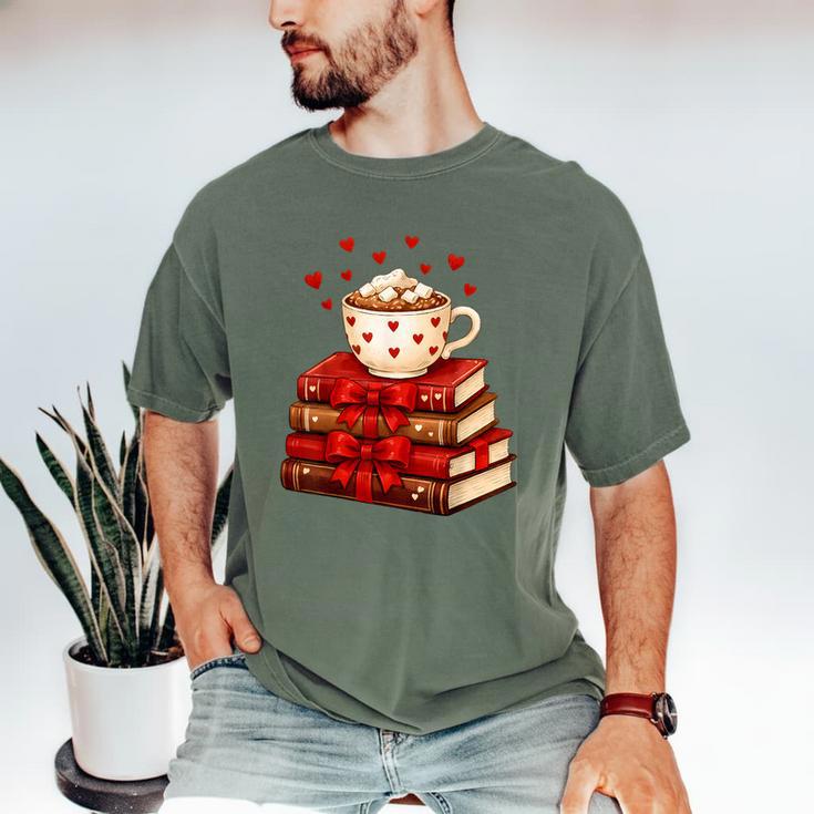 All Booked For Valentine’s Day Reading Teacher Men's Comfort Colors T-Shirt