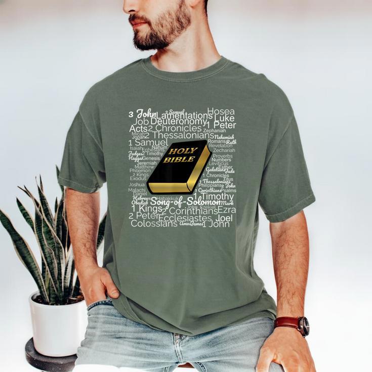 Books Of The Bible Men's Comfort Colors T-Shirt
