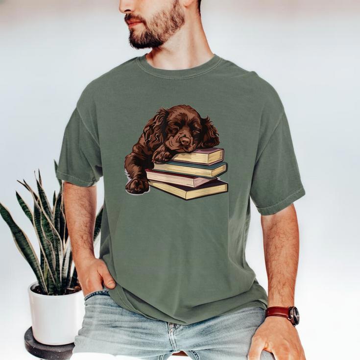 Boykin Spaniel Books Dog Breed Graphic Men's Comfort Colors T-Shirt