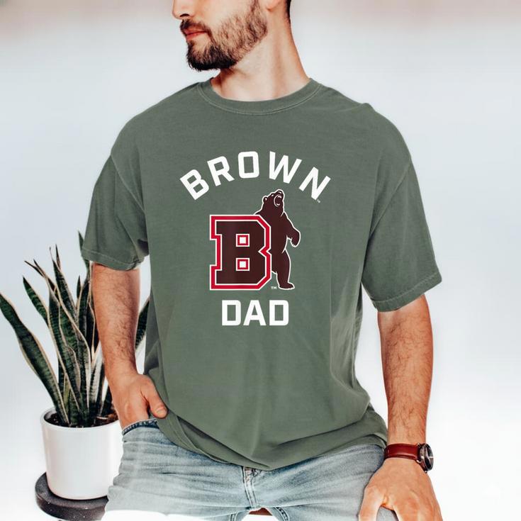 Brown University Bears Arched Dad Men's Comfort Colors T-Shirt