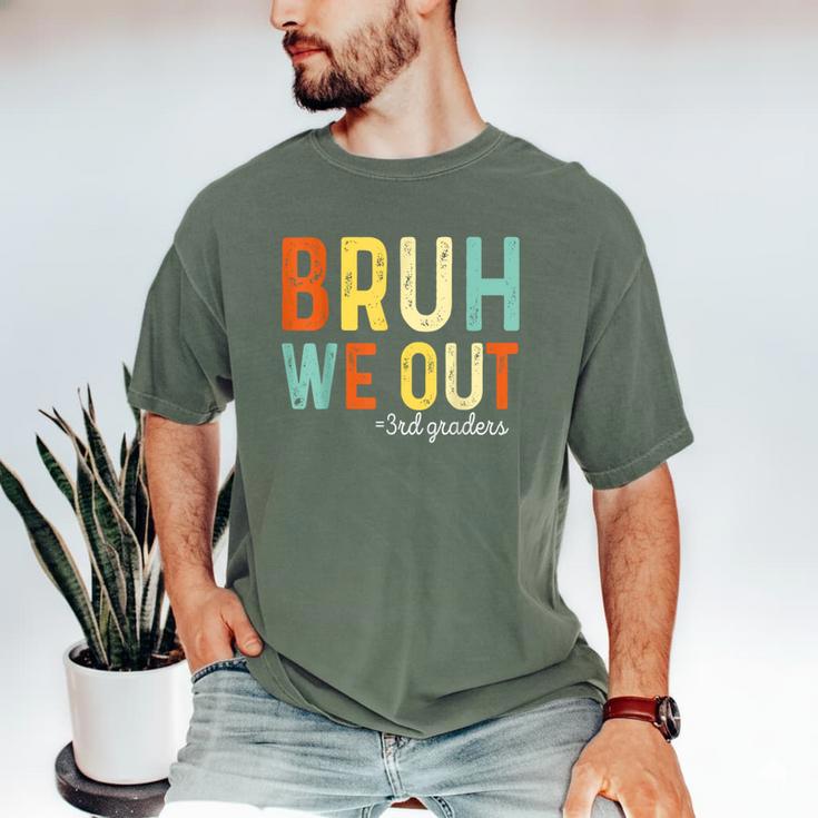 Bruh We Out 3rd Graders Third Grade Graduation Men's Comfort Colors T-Shirt